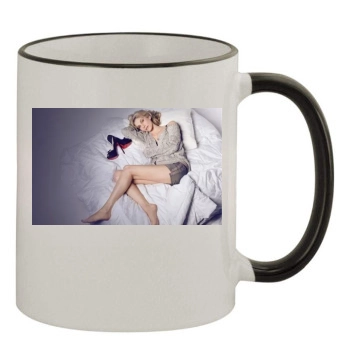 Elizabeth Mitchell 11oz Colored Rim & Handle Mug
