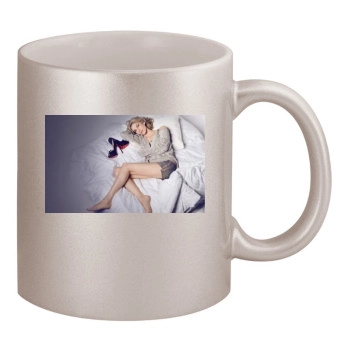 Elizabeth Mitchell 11oz Metallic Silver Mug