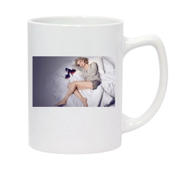 Elizabeth Mitchell 14oz White Statesman Mug