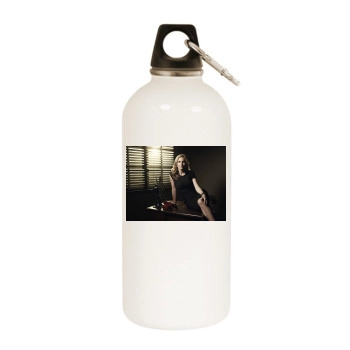 Elizabeth Mitchell White Water Bottle With Carabiner