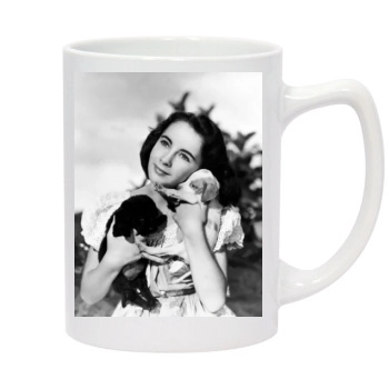 Elizabeth Taylor 14oz White Statesman Mug