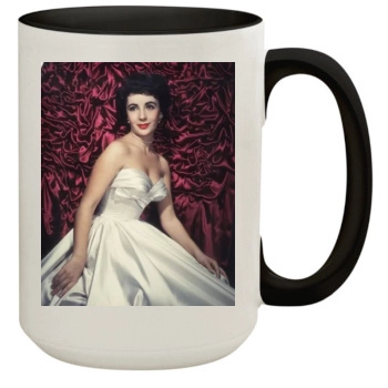 Elizabeth Taylor 15oz Colored Inner & Handle Mug