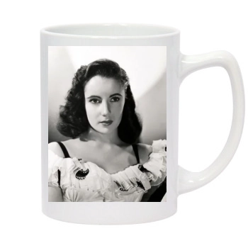 Elizabeth Taylor 14oz White Statesman Mug