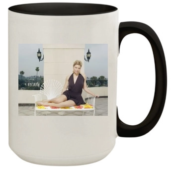 Jessica Biel 15oz Colored Inner & Handle Mug