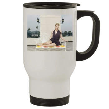 Jessica Biel Stainless Steel Travel Mug