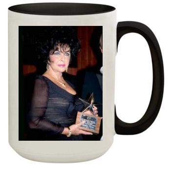 Elizabeth Taylor 15oz Colored Inner & Handle Mug