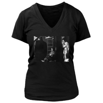 Elizabeth Taylor Women's Deep V-Neck TShirt