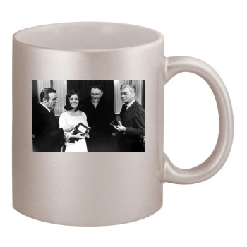 Elizabeth Taylor 11oz Metallic Silver Mug