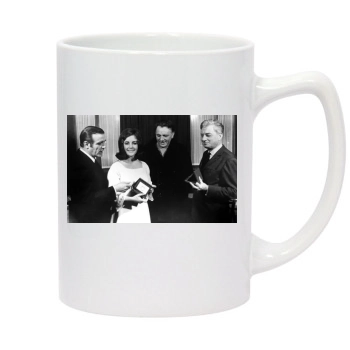 Elizabeth Taylor 14oz White Statesman Mug