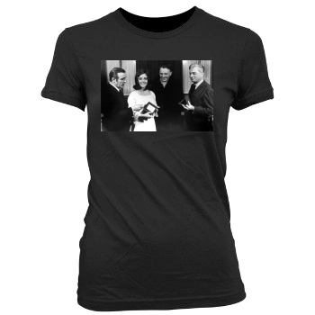 Elizabeth Taylor Women's Junior Cut Crewneck T-Shirt