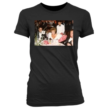 Elizabeth Taylor Women's Junior Cut Crewneck T-Shirt