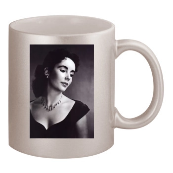 Elizabeth Taylor 11oz Metallic Silver Mug