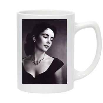 Elizabeth Taylor 14oz White Statesman Mug