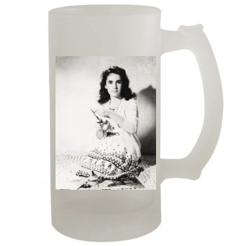 Elizabeth Taylor 16oz Frosted Beer Stein