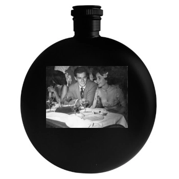 Elizabeth Taylor Round Flask