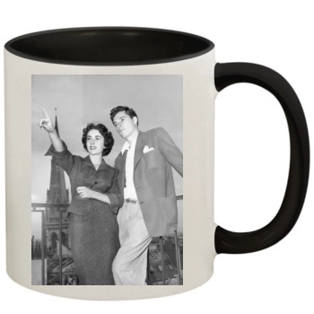 Elizabeth Taylor 11oz Colored Inner & Handle Mug