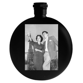 Elizabeth Taylor Round Flask