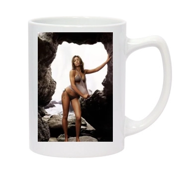 Jessica Biel 14oz White Statesman Mug