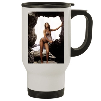 Jessica Biel Stainless Steel Travel Mug