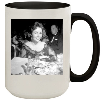 Elizabeth Taylor 15oz Colored Inner & Handle Mug