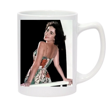 Elizabeth Taylor 14oz White Statesman Mug