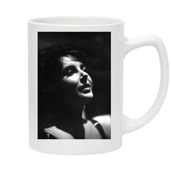 Elizabeth Taylor 14oz White Statesman Mug