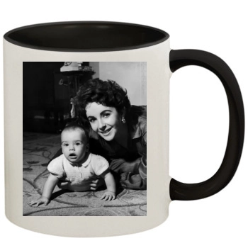 Elizabeth Taylor 11oz Colored Inner & Handle Mug