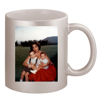 Elizabeth Taylor 11oz Metallic Silver Mug