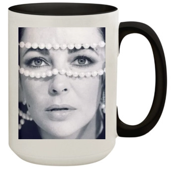 Elizabeth Taylor 15oz Colored Inner & Handle Mug