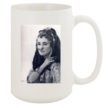 Elizabeth Taylor 15oz White Mug