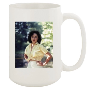 Elizabeth Taylor 15oz White Mug