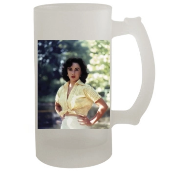 Elizabeth Taylor 16oz Frosted Beer Stein