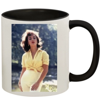 Elizabeth Taylor 11oz Colored Inner & Handle Mug