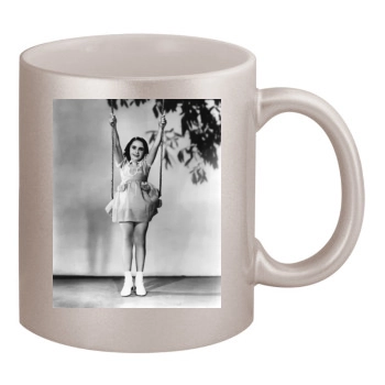 Elizabeth Taylor 11oz Metallic Silver Mug