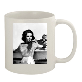 Elizabeth Taylor 11oz White Mug