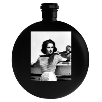 Elizabeth Taylor Round Flask