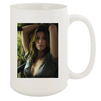 Jessica Biel 15oz White Mug