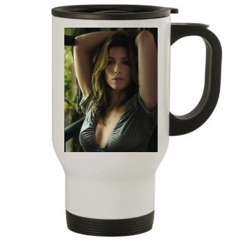 Jessica Biel Stainless Steel Travel Mug