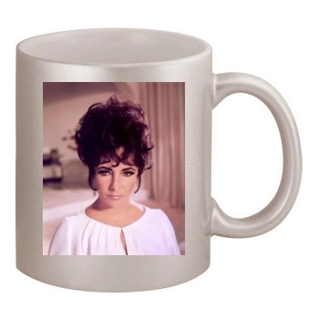 Elizabeth Taylor 11oz Metallic Silver Mug