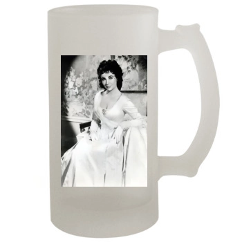 Elizabeth Taylor 16oz Frosted Beer Stein