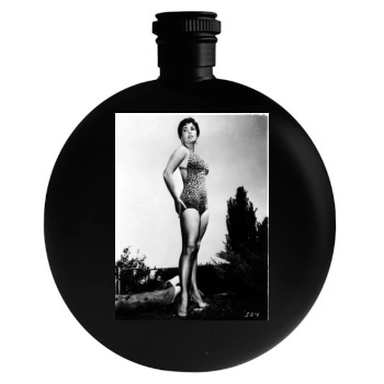 Elizabeth Taylor Round Flask