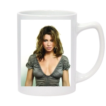 Jessica Biel 14oz White Statesman Mug