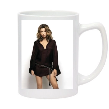 Jessica Biel 14oz White Statesman Mug