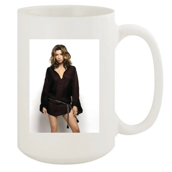 Jessica Biel 15oz White Mug