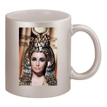 Elizabeth Taylor 11oz Metallic Silver Mug