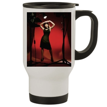 Jessica Biel Stainless Steel Travel Mug