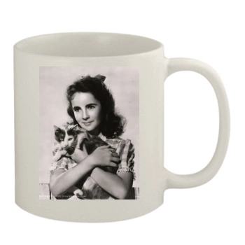 Elizabeth Taylor 11oz White Mug