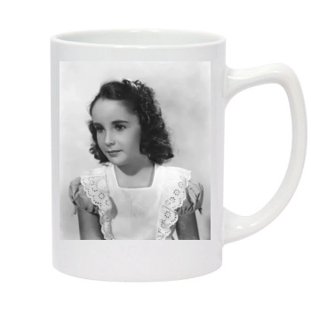 Elizabeth Taylor 14oz White Statesman Mug