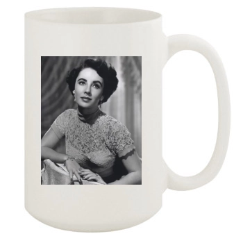 Elizabeth Taylor 15oz White Mug