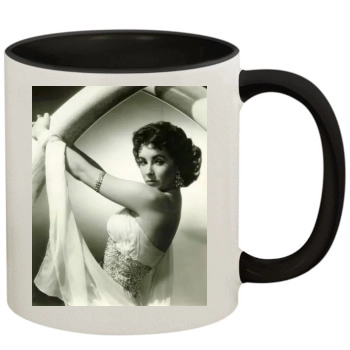 Elizabeth Taylor 11oz Colored Inner & Handle Mug